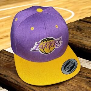 LA Los Angeles Lakers Cap Hat Baseball Embroidered Premium Headwear Snapback